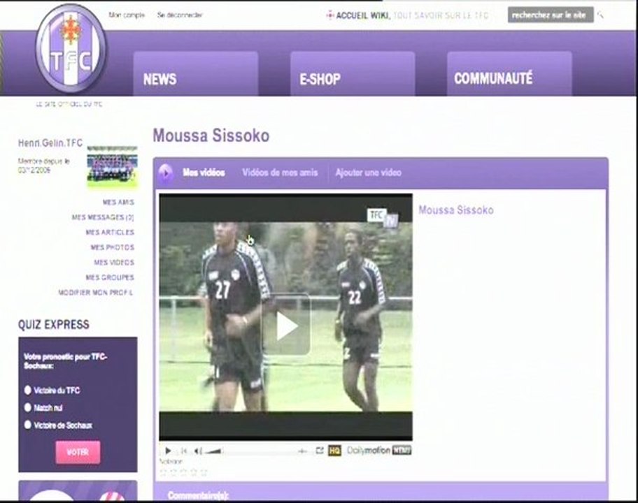 Tutoriel  Mon Profil