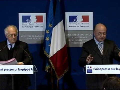 Point presse vaccination grippe A H1N1 18.12.09