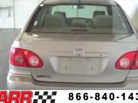 Harr Toyota Worcester MA: 2008 Toyota Corolla T755