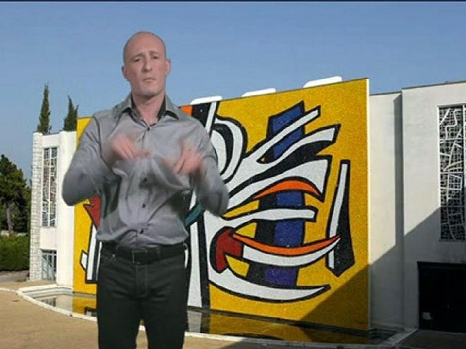 Visite en LSF du musée Fernand Léger de Biot