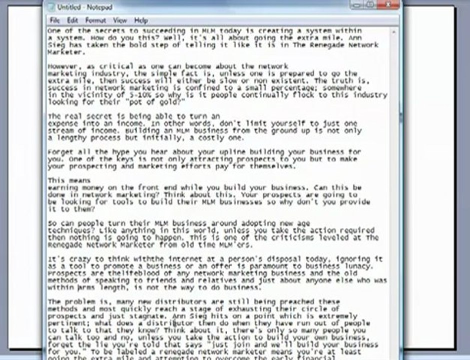 Free Article Marketing Tip