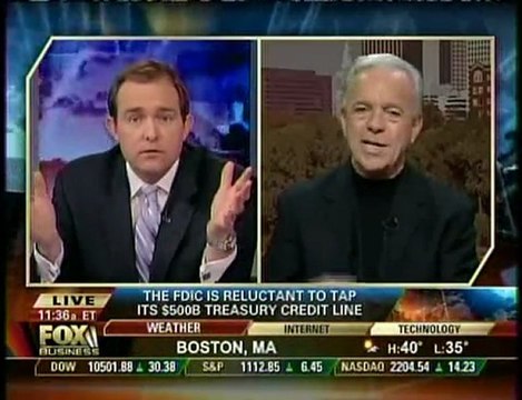 Bill Bartmann on FOX Business discusses FDIC Survival Mode