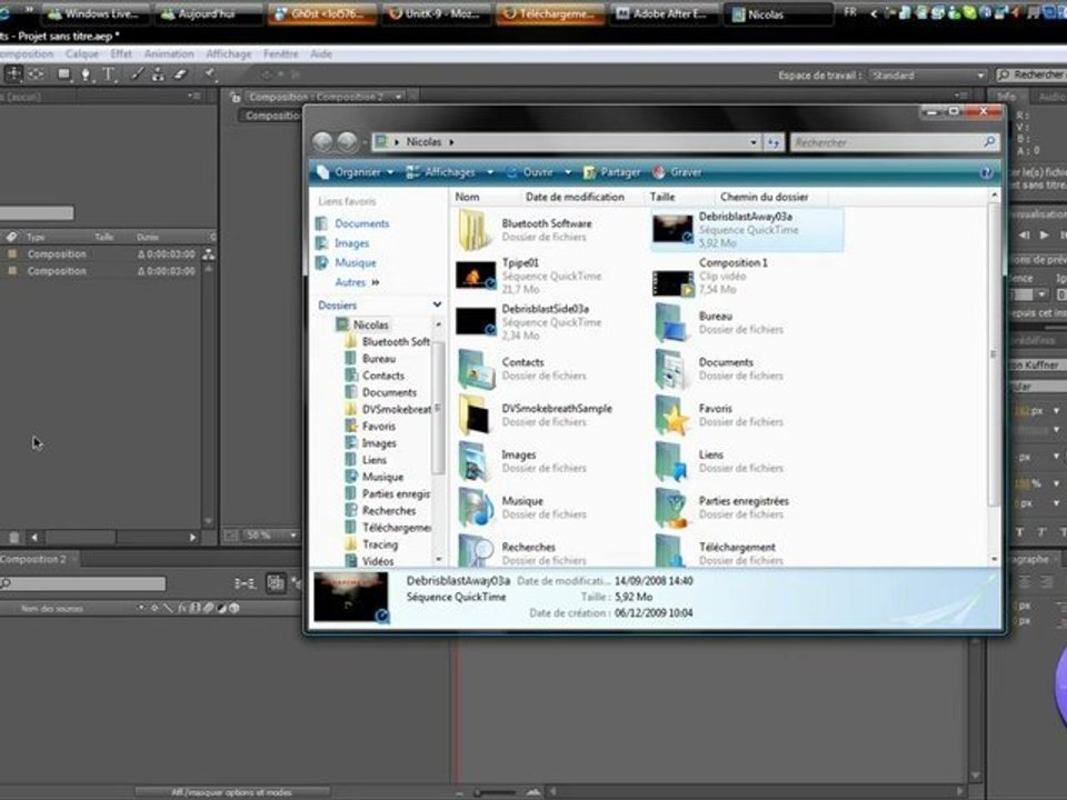 Tutoriel Adobe After Effect / Avoir une fumée réaliste . HD