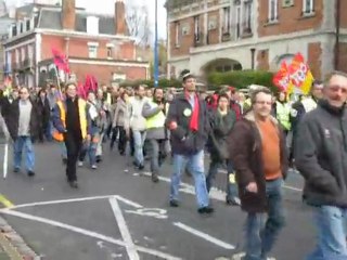 2EME MANIFESTATION DANS CHAUNY le 13-11-2009