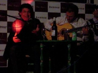 Diego Agujetas en las Bodegas Pedro Romero de Sanlúcar