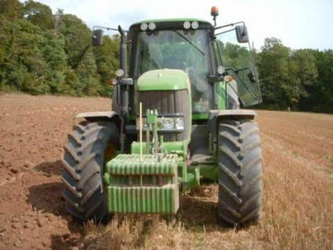 Labour John Deere 7530 et charrue Huard 5 corps