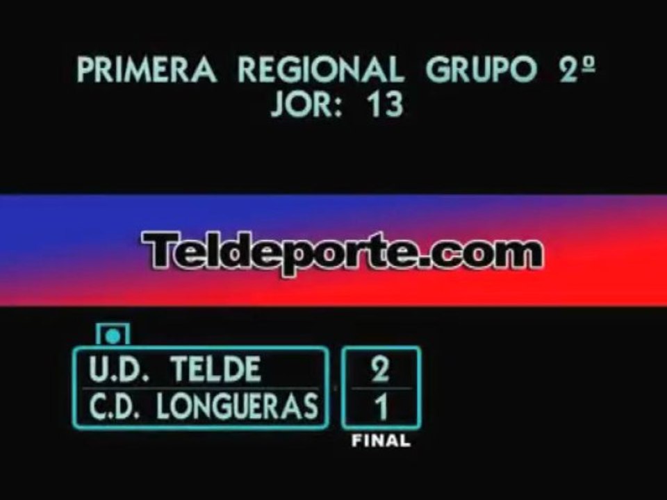 U.D. Telde 2 - C.D. Longueras 1 I Reg Gru 2º Jor 13ª