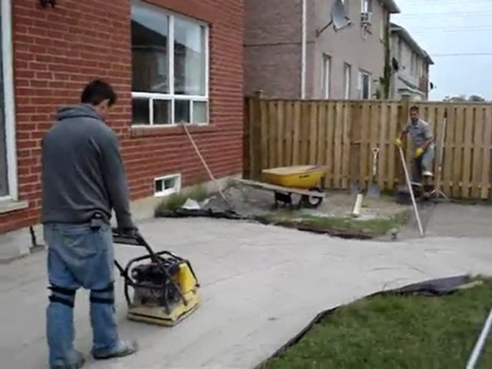 Interlock Stone Patio Contsruction