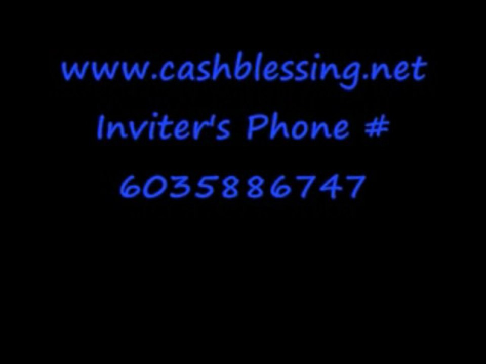 2010 Cash Blessings!