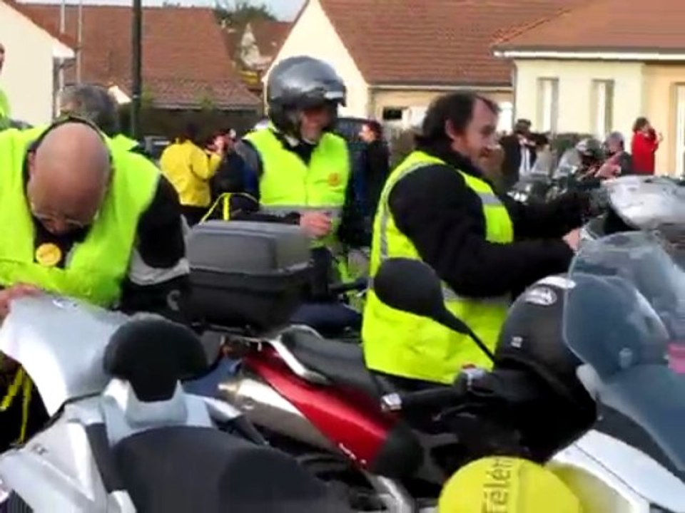 Téléthon 2009 motards de Troyes