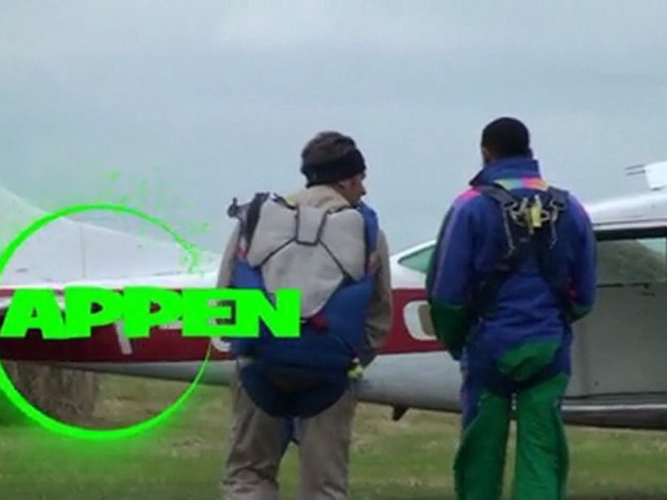 Parachute jump experiment