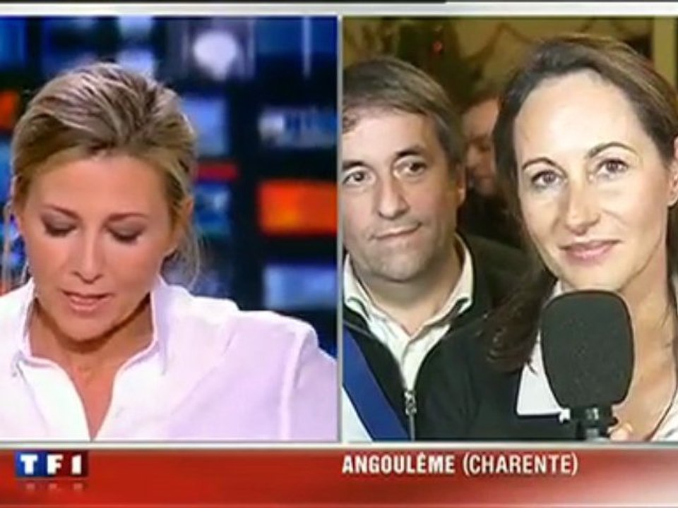 Ségolène Royal au JT de 20H - Dimanche 6 Décembre 2009