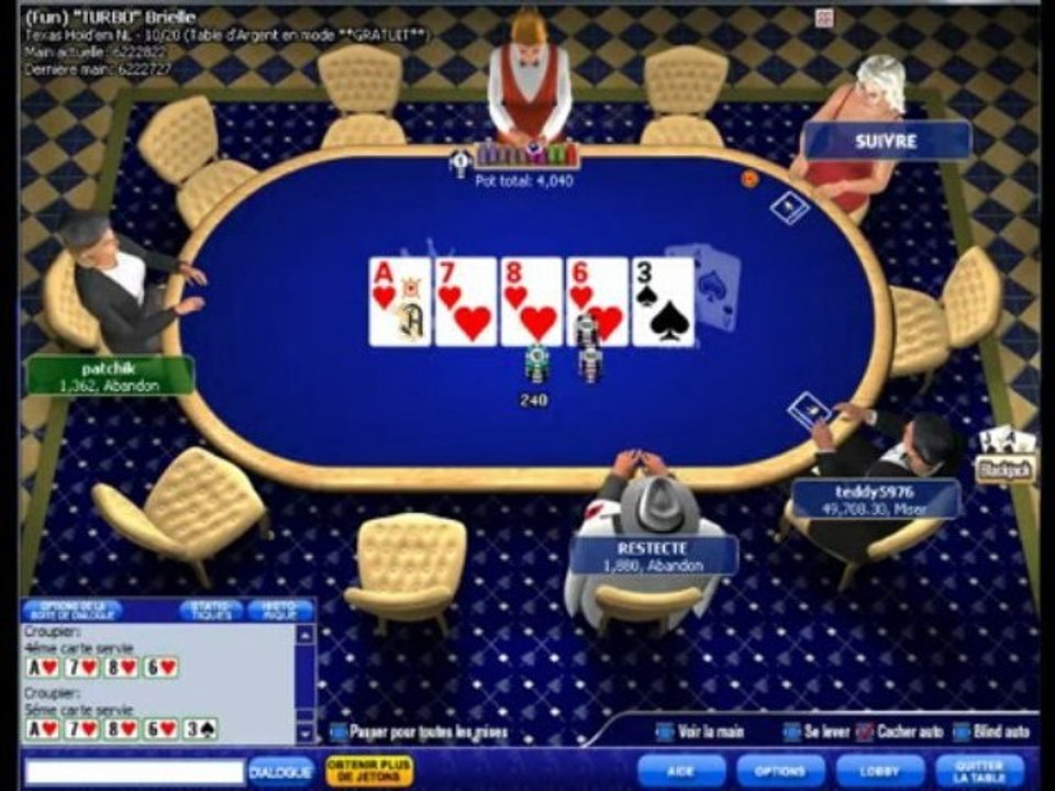 LE JEU DE POKER EN LIGNE DE POKER 770