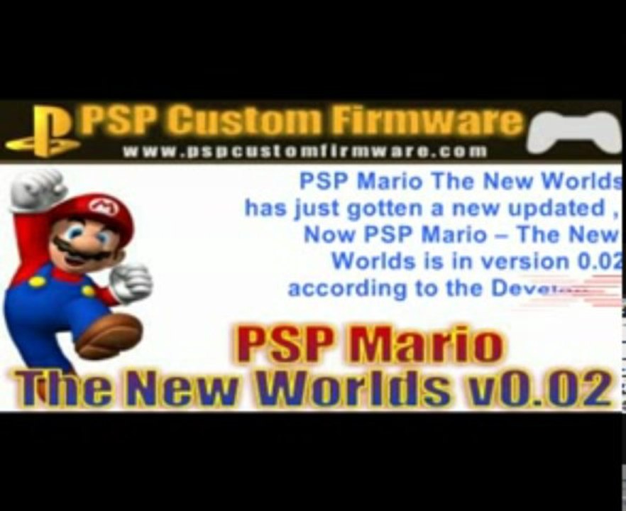 PSP Mario The New Worlds | www.pspcustomfirmware.com