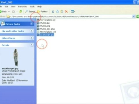 CyberLink PowerDirector 8 - Importation