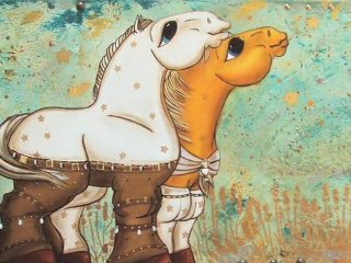 La Culturelle - Le salon du cheval côté peintres - 7 12 09