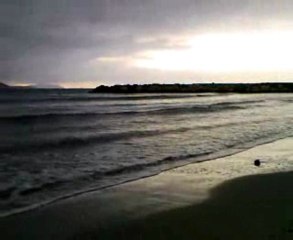 promenade a la plage a 08h 45 temps gris