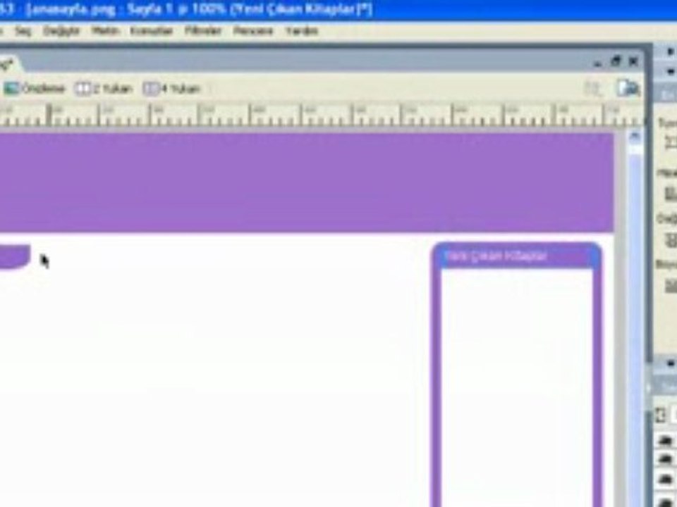 FireWorks CS3 Görsel Eğitim Videoları www.alintiyap.net