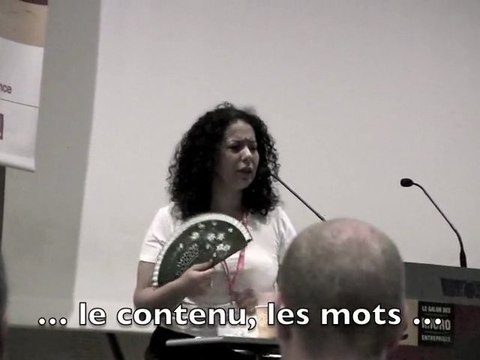 Fadhila Brahimi au Salon Micros-entreprises 2009