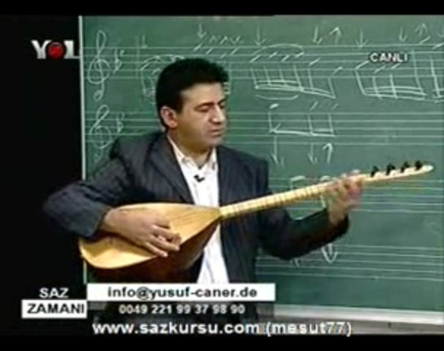 Yusuf Caner İle Bağlama Kursu ''  Topal Türküsü  5/6  ''