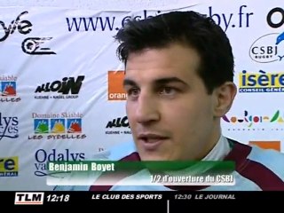 Rugby Top14  : Bourgoin enfin victorieux !