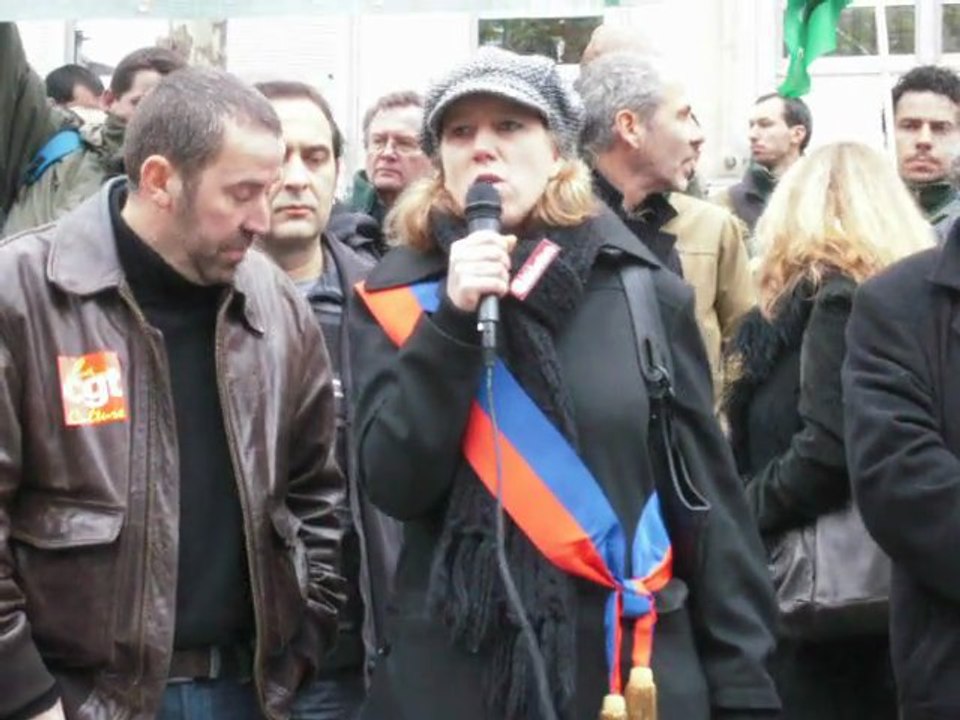 Danièle Simonet soutient la grève des musées | 07.12.09