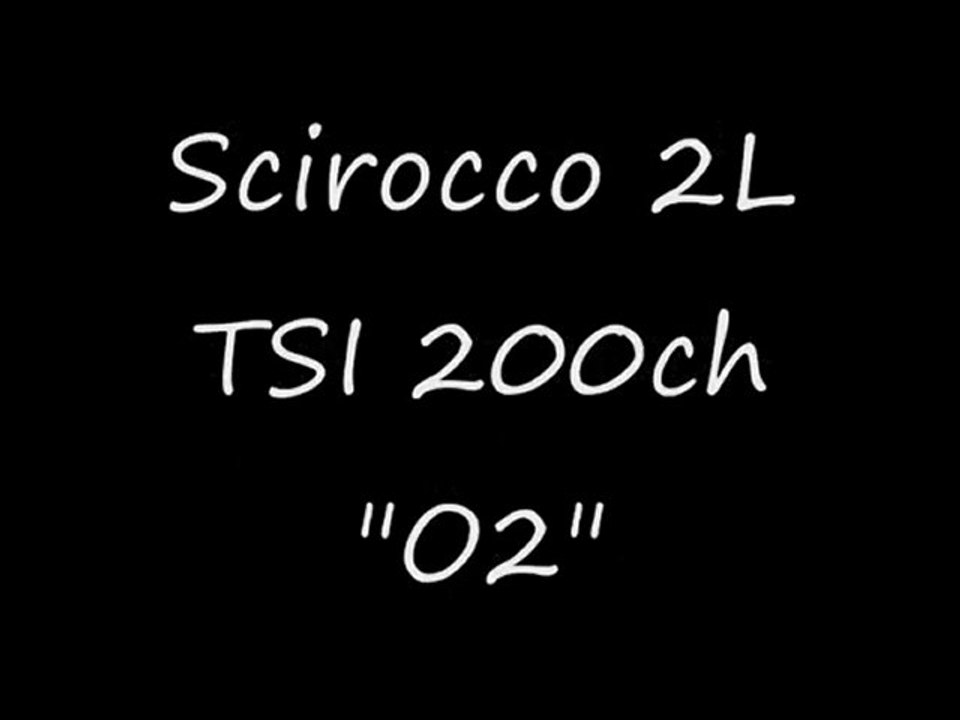 Scirocco TSI 200 O2 après reprog moteur par o2programmation