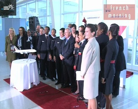 l'A380 arrive pour la première fois à New York