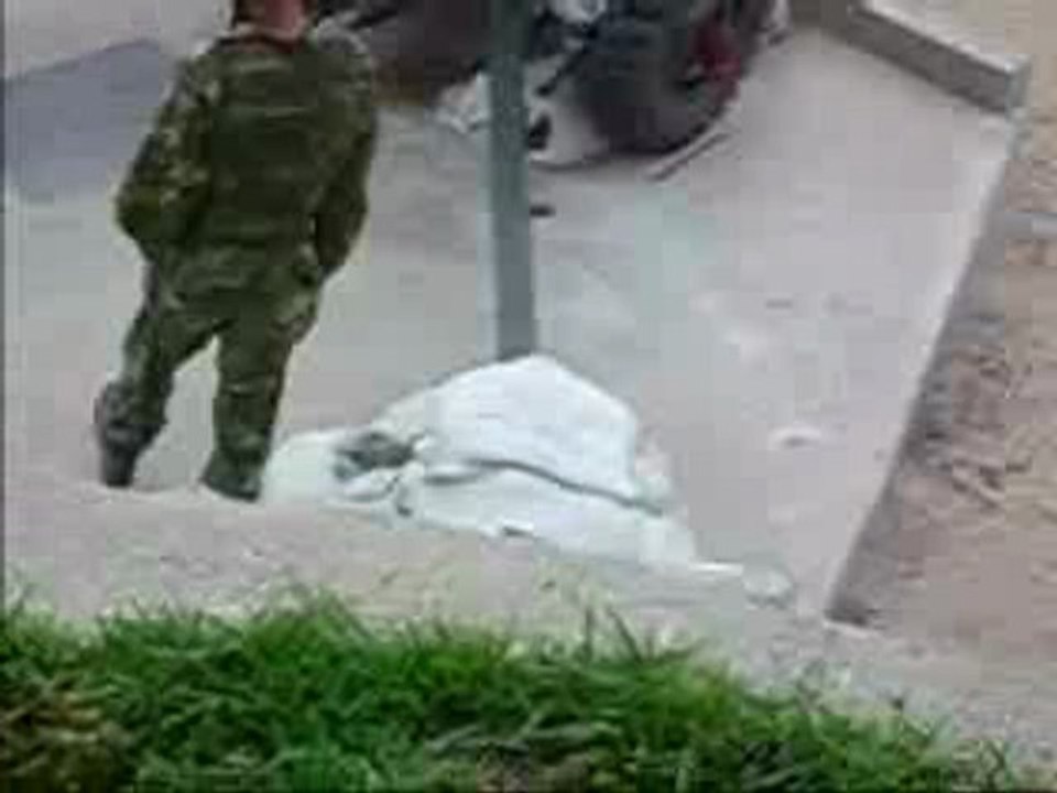 SPARO DI CANONE attenzione  con rinculo