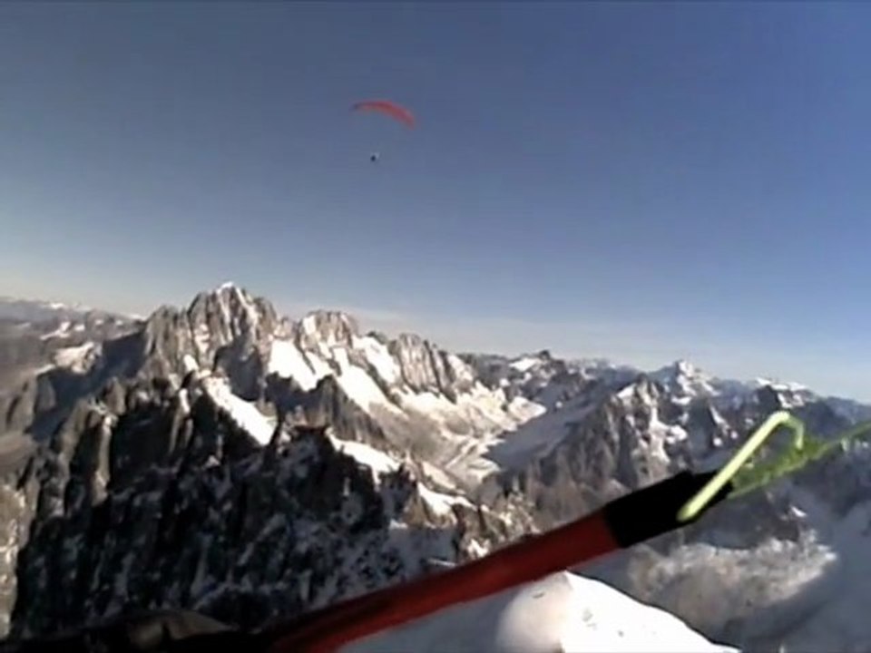 parapente Aiguille du Midi 2009