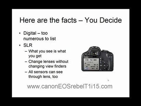 Canon EOS Rebel T1i 15.1 MP CMOS digital camera