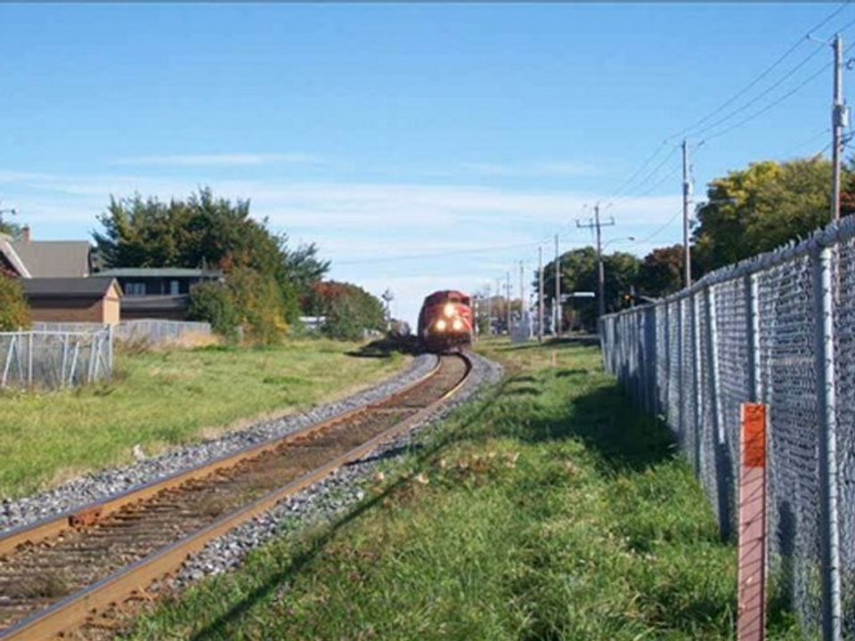 Railfanning into Rimouski Qc. nb. 4