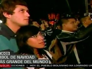 Mexico: arbol de navidad mas grande del mundo