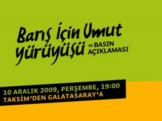 Barış için umut yürüyüşü