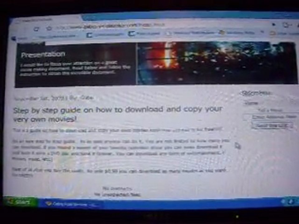 Guide unlimited movies downloads includes Burning software