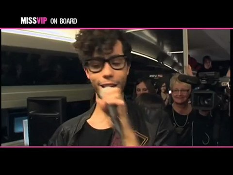 Sliimy en concert à bord d'iDTGV