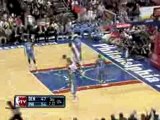 NBA Allen Iverson throws up a nice alley-oop to Samuel Dalem