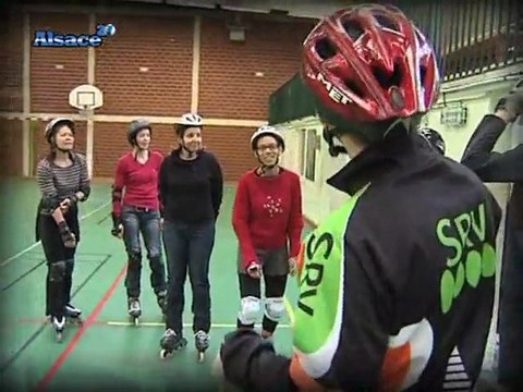 Roller vitesse : initiation indoor en club (Strasbourg)