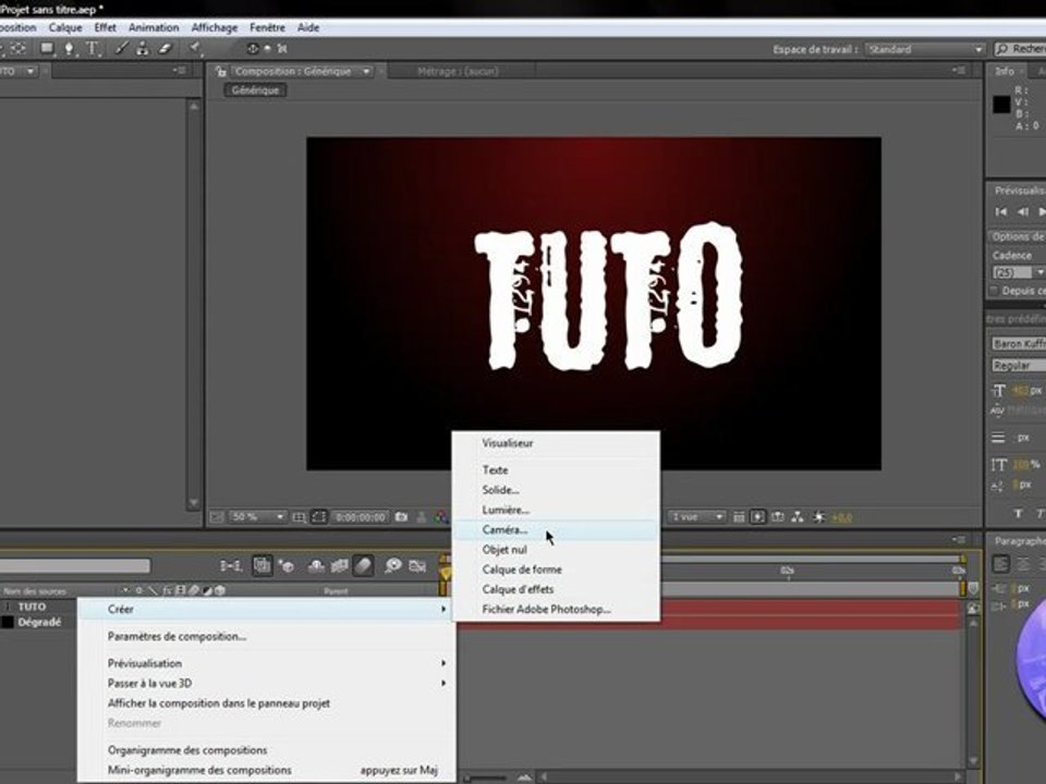 Tutoriel AAE / Générique