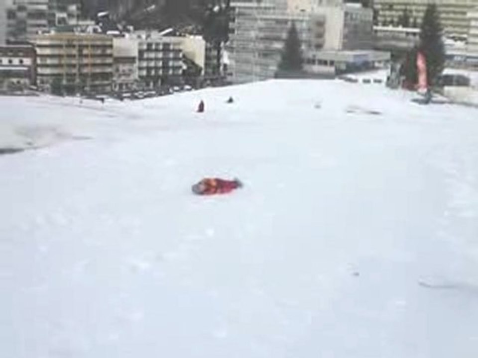 mattéo dans la neige