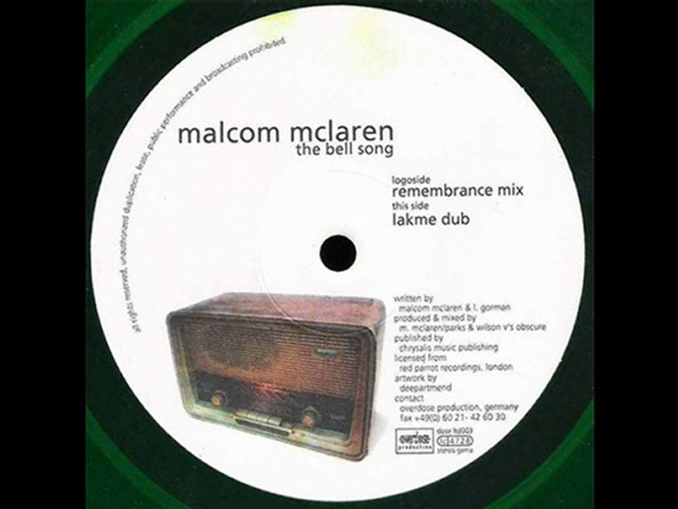 Malcolm Mclaren - The Bell Song (Remembrance Mix)