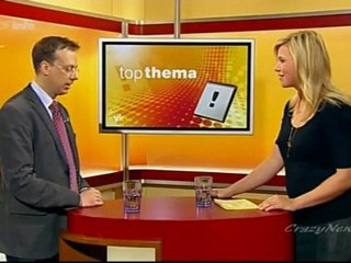 Un invité s'évanouit en direct à la TV allemande