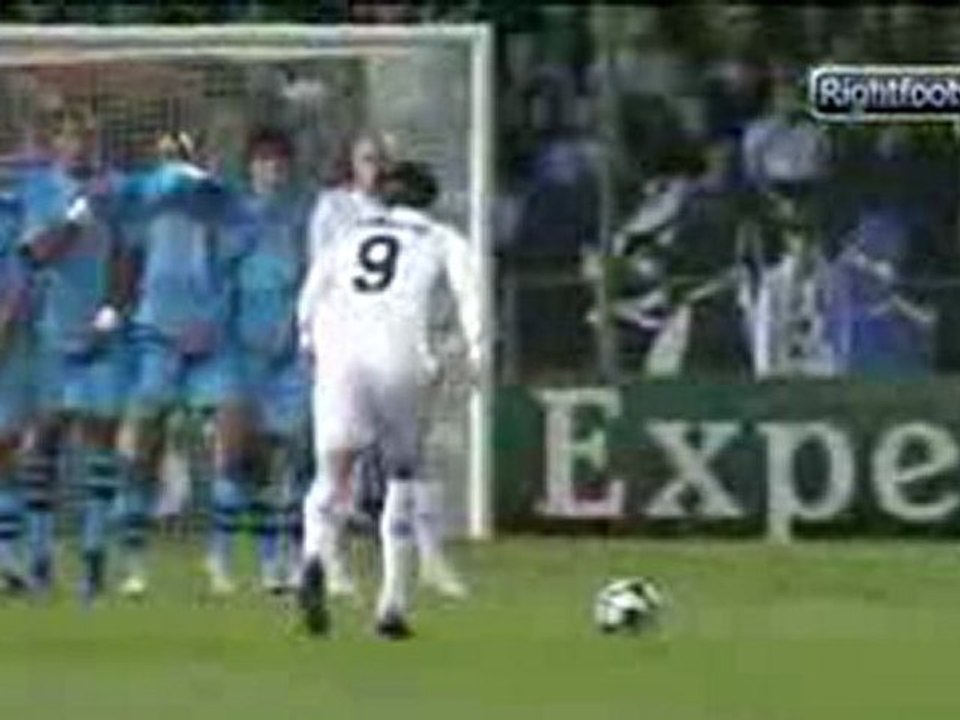 om vs real madrid coup franc cr9 33m!!!! 8/12/09