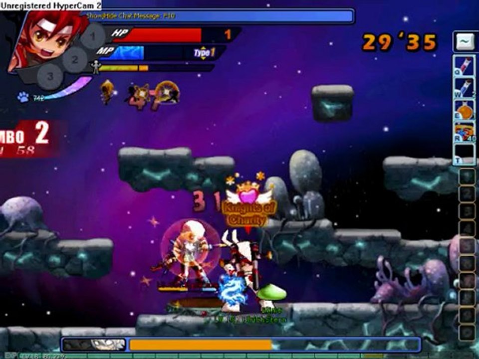 Grand Chase - Kaze'aze's Castle Jin solo lvl 18 VS 39-42 003