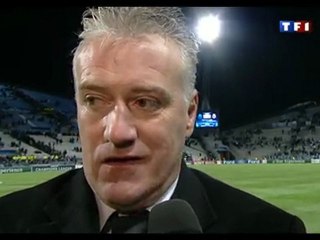 Entretien avec Didier Deschamps après l'élimination de l'Olympique de Marseille par le Real Madrid