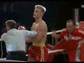 Rocky IV combat vs drago