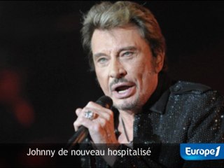 Johnny Hallyday de nouveau hospitalisé