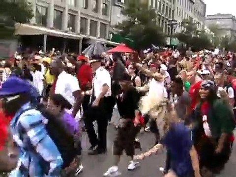 Flash mob Michael Jackson Beat it à Montréal (Canada)