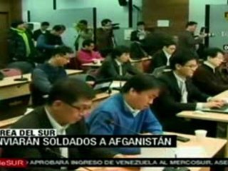Corea del Sur envia soldados a Afganistan