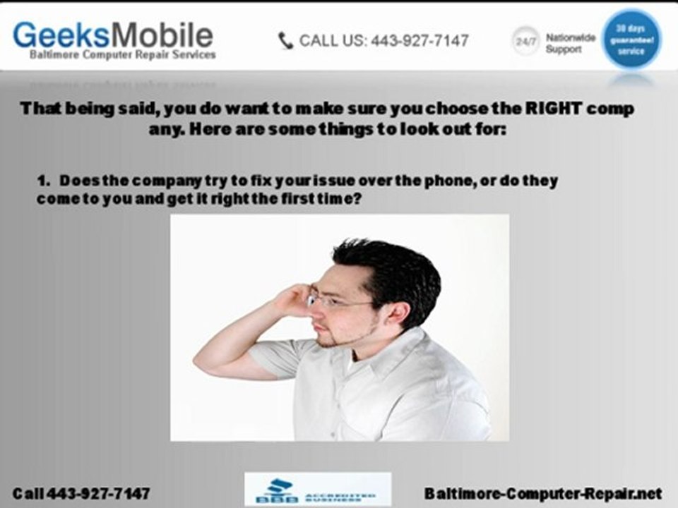 Baltimore MD Computer Consultant